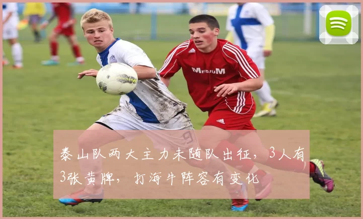 泰山队两大主力未随队出征，3人有3张黄牌，打海牛阵容有变化